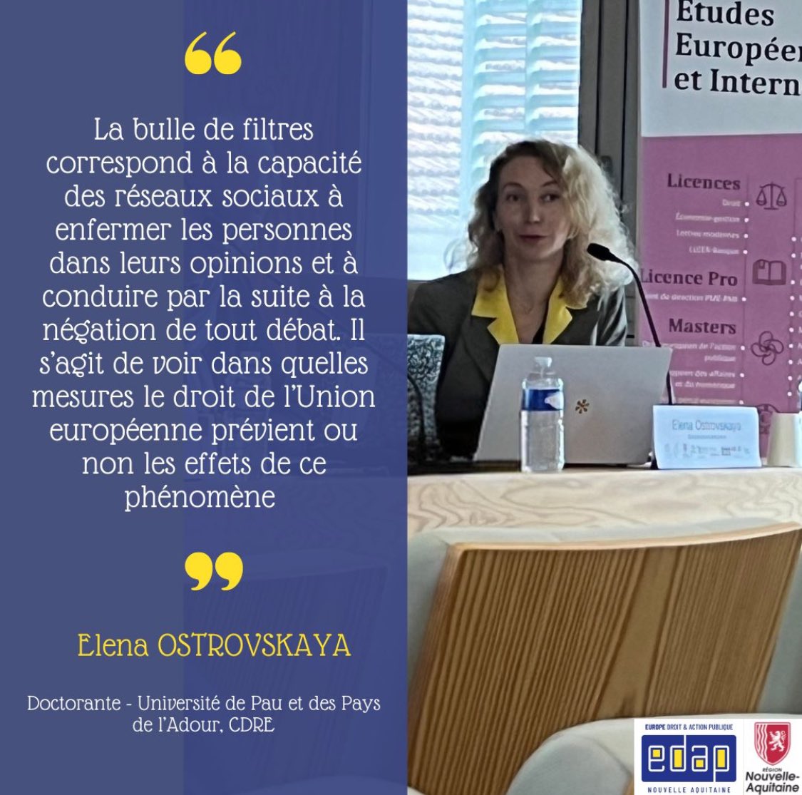 ReseauEdap's tweet image. 🏛 𝗥𝗲𝘁𝗼𝘂𝗿 𝘀𝘂𝗿 𝗹𝗲𝘀 𝗱𝗼𝗰𝘁𝗼𝗿𝗶𝗮𝗹𝗲𝘀 - 𝗲́𝗽𝗶𝘀𝗼𝗱𝗲 6 L'intervention d’Elena Ostrovskaya retenu votre attention ?
Vous retrouverez sa contribution dans la revue Politea #ADEREB; @CRDEI_33 ;@CECOJI_UP; @CDRElabo, #OMIJ; @EuropaOng; #CEJLR; @CEDurkheim