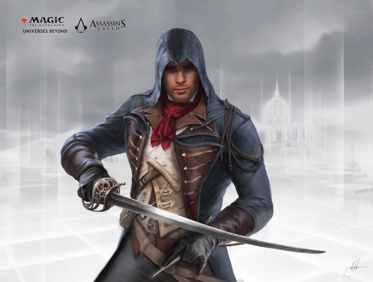 Arno Dorian Done for Universes Beyond Assassin's Creed set! AD: Merideth Mulroney 2024 Wizards of the Coast 2024 Ubisoft #MTGxAC #MTG Arno Dorian Done for Universes Beyond Assassin's Creed set! AD: Merideth Mulroney 2024 Wizards of the Coast 2024 Ubisoft #MTGxAC #MTG