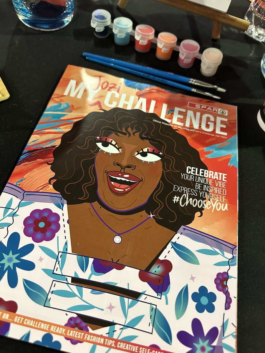 Such a lovely representation of our theme for <a href="/SPARWomensJozi/">SPAR Women’s Challenge Jozi</a> this year… colourful and vibrant! 

#ChooseYou #SPARWomensJozi 🧡
