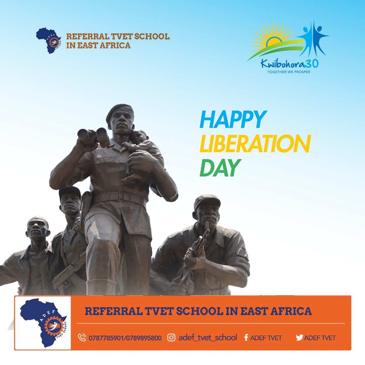 Happy Liberation Day Rwanda #Kwibohora30