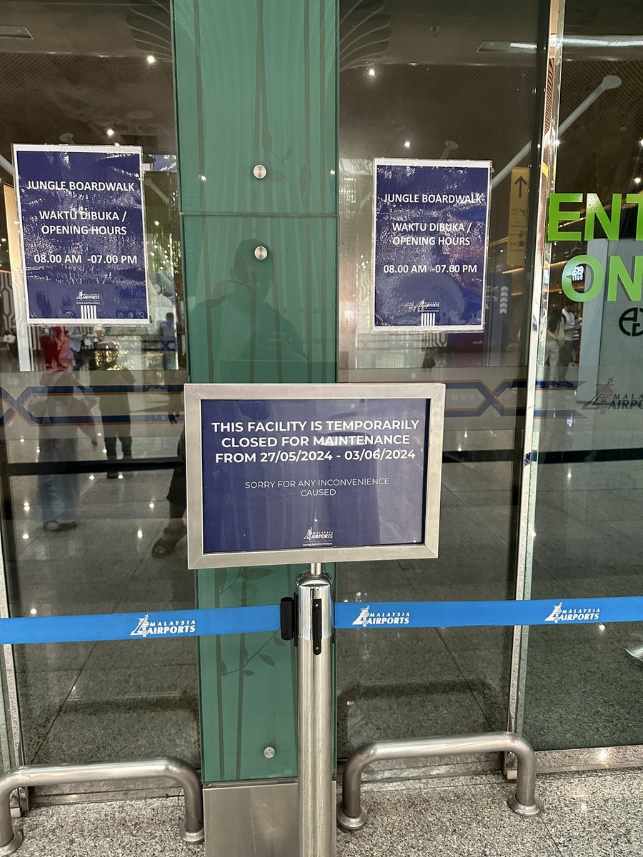 anapilmi's tweet photo. @iambenfirdaus Sejak januari sy berulang alik KLIA smpai awal Jun tak pernah dpt peluang masuk. Manjang tutupppp je. https://t.co/fMmxwxChi8