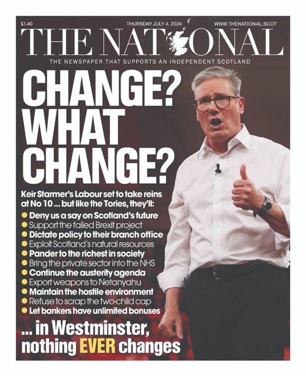 Deanmadalba's tweet photo. Change ?
Aye from Colony to Fomer Colony !
The Change Scotland needs will come with the @theSNP and the future. 
Scotland's past is British. https://t.co/EJEVZEL3my