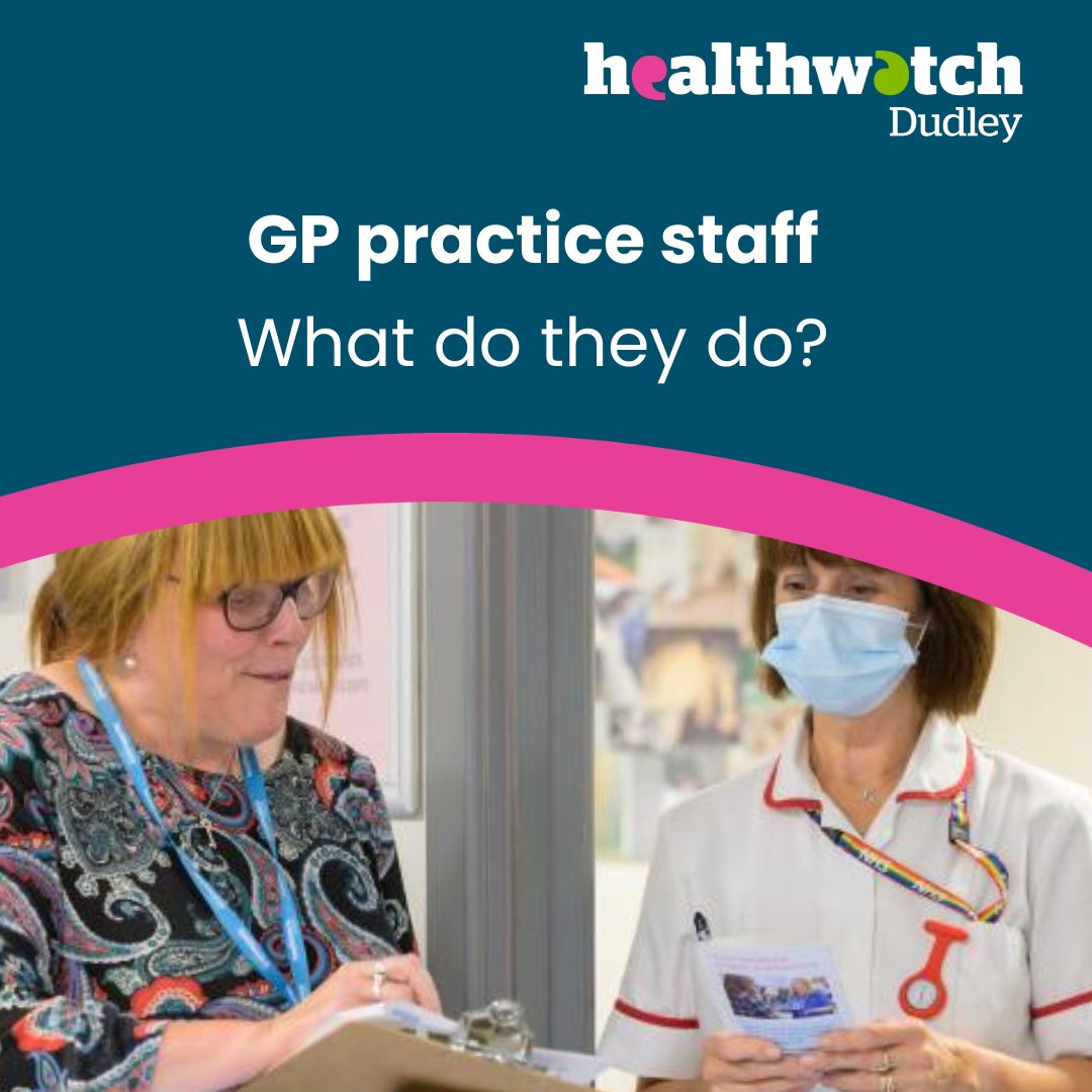 Do you know that there is more to your GP practice than your GP?

Other specialised healthcare workers can see, diagnose and treat patients for certain conditions. 

We have put together a handy guide to help you know who you could see 👉t.ly/rURcY

#NHS #GP
