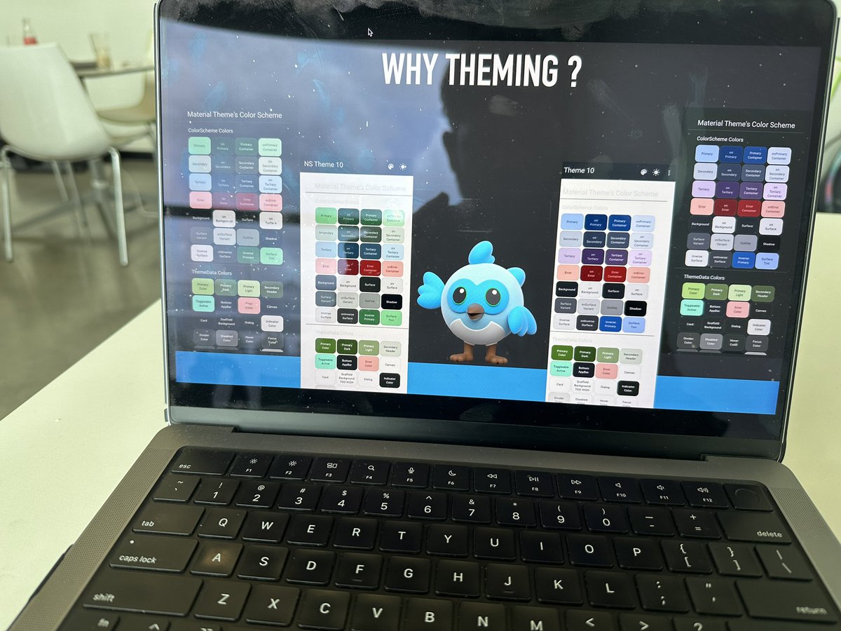 shreebhagwat94's tweet image. Working on my slides before, adding some cool surprises for talk. Don’t forget to find them during my talk on Material Theming @FlutterconWorld on 5th July at Async Area at 10:15 AM
#ftcon24eu
