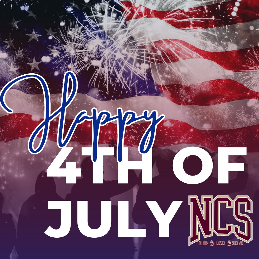 NCSCovington's tweet image. Happy Fourth of July to our incredible wolverine family! 🇺🇸 Today, we celebrate the land of the free and the home of the brave. Let's remember those who fought for our freedom and honor their sacrifice. Enjoy this day with friends and family! #FourthofJuly  #WeAreNorthlake  🎆