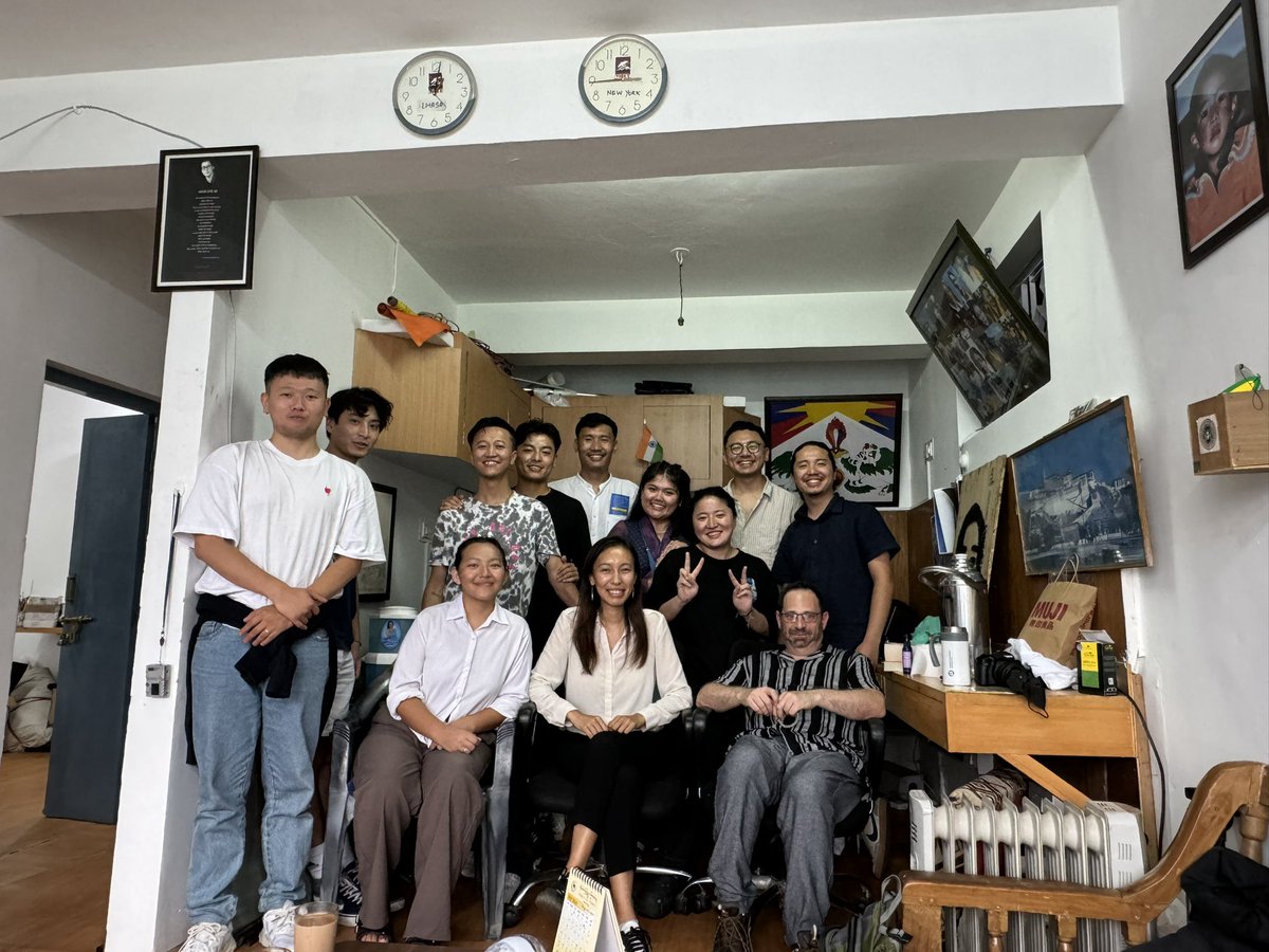 TheTibetNetwork's tweet photo. On July 1st, we were happy to host a delegation of ITN staff and member groups reps from Free Tibet, SFT &amp; ICT to the NGOs based in Dharamshala.

Our delegation got to meet colleagues on the ground and chatted about our priorities and possible areas of #CollaborationForTibet. 🙏🏽 https://t.co/8zcvho6RyH