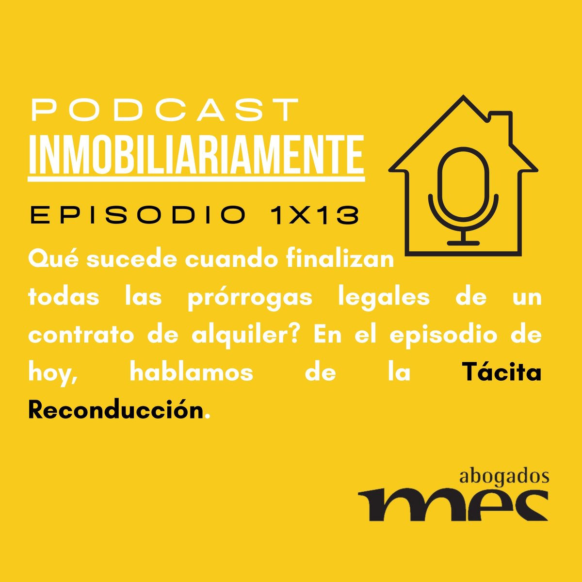 Hoy en "Inmobiliariamente" nuestra compañera Neus Vallara <a href="/NVallara/">Neus Vallara</a> nos cuenta qué es la tácita reconducción. 

Episodio 1X13 - La tácita reconducción. 

📢 Pincha aquí y escucha el episodio:

🔗 𝗦𝗽𝗼𝘁𝗶𝗳𝘆: lnkd.in/dKgHfqen 
🔗 𝗶𝗩𝗼𝗼𝘅: lnkd.in/dvUy4Tgx