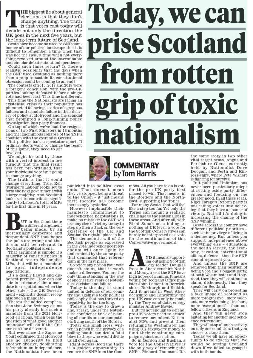 ScotNatWatch's tweet image. This is the prize. 

#SNPOUT #GE24