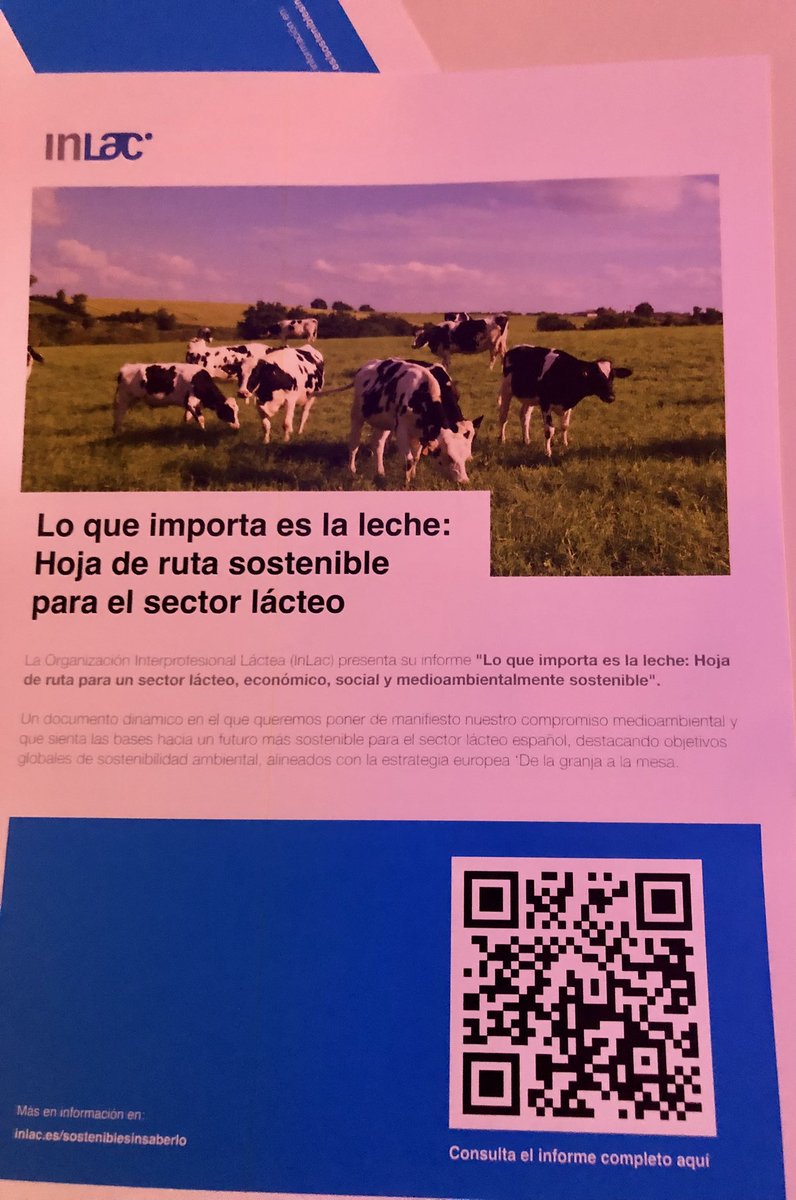 JMAvilaTorres's tweet photo. “SER SOSTENIBLE SIN SABERLO”
En la jornada organizada por INLAC, Lo que importa es la leche, donde se están abordando los distintos aspectos de la sostenibilidad en el sector agrario en general y en el sector lácteo en particular
Sotenibilidad AMBIENTAL, SOCIAL y ECONÓMICA https://t.co/OasB77pXwP