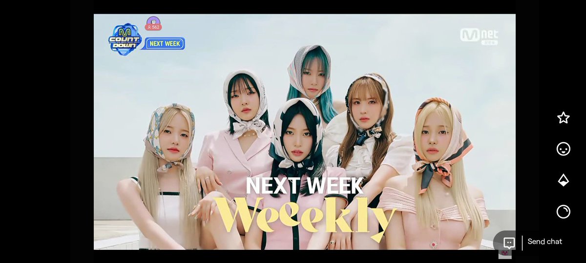 royentertainmen's tweet photo. Mnet Countdown next week artist Weeekly comeback stage
#Weeekly #Weeekly_LIGHTS_ON #Mnet #MnetTV #MCOUNTDOWN https://t.co/o8DVLhkSJu