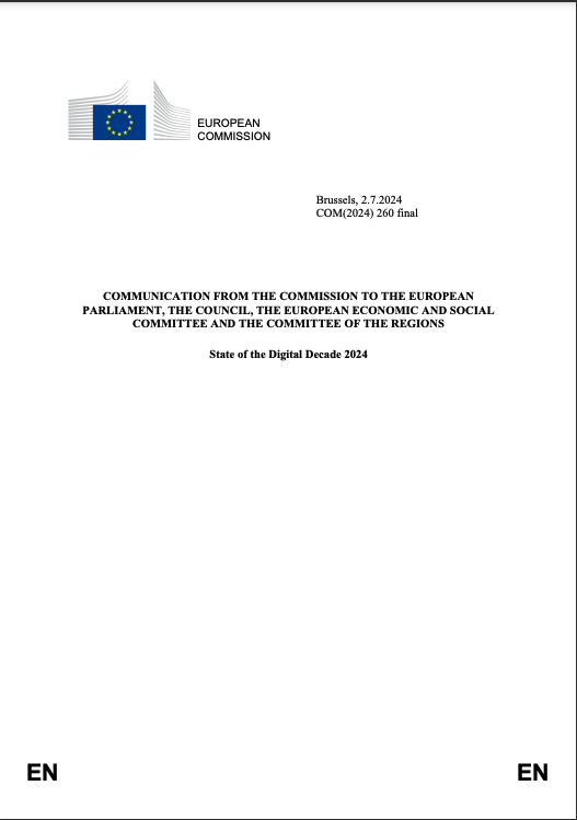 egarciagarcia's tweet photo. (1/11) La Comisión Europea ha publicado el 2º Informe de progreso hacia los objetivos de la #DecadaDigital. Su lectura es obligada para quien quiera saber donde está la UE en su camino haca la digitalización

https://t.co/we35DuzCS9 https://t.co/Gltwie7lSS