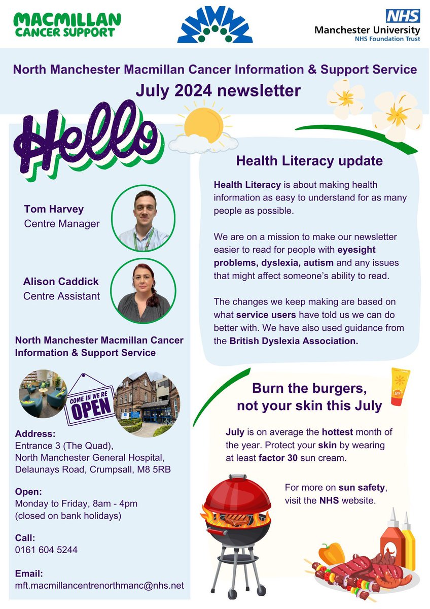 BLKYCommunity's tweet photo. 🤝 Macmillan Newsletter for July ☕ https://t.co/E6LIKV95F5