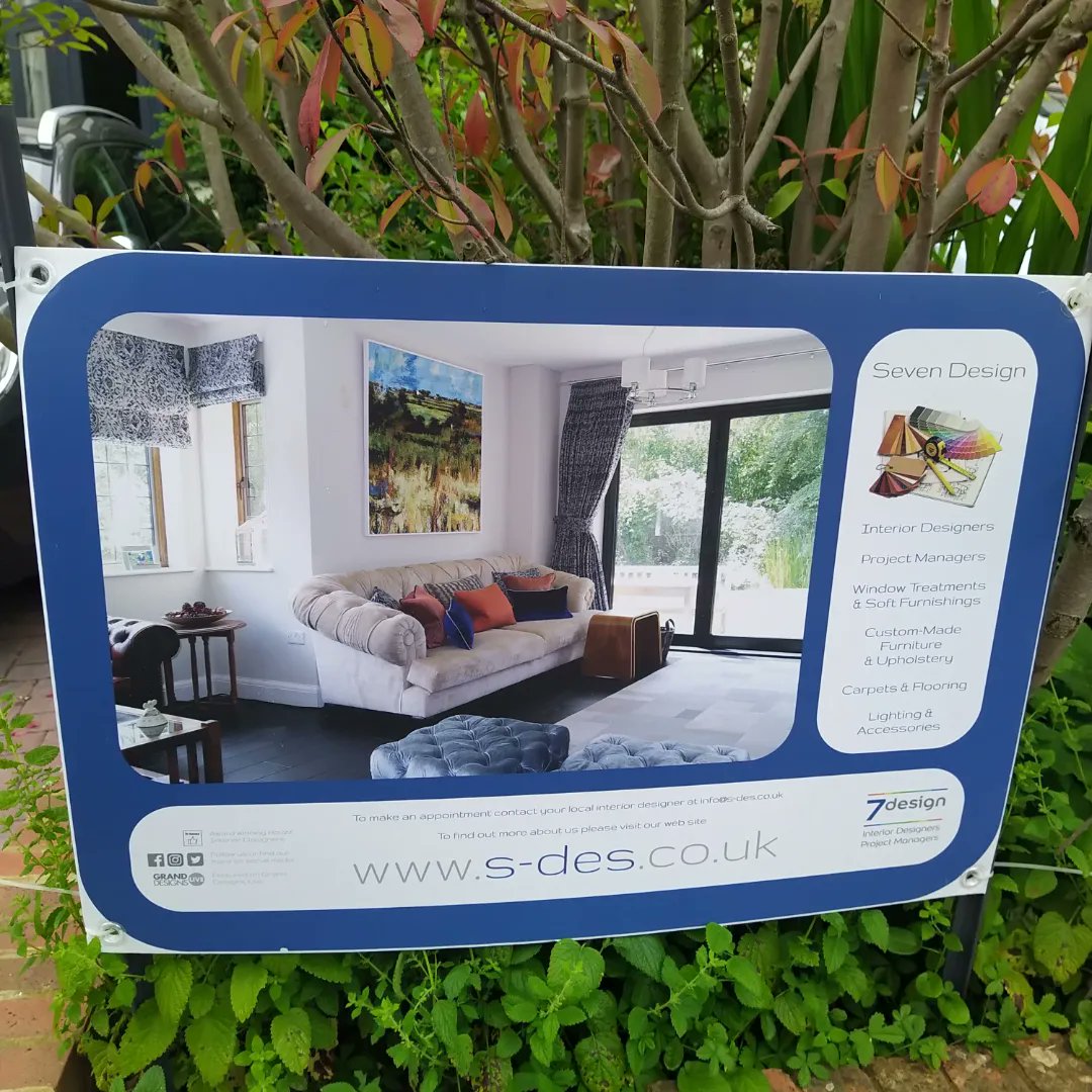 Excited to see our Advertising Sail and Banner up this week on a new project! #interiordesigner #projectmanagers #hertfordshire #July2024 #interiorinspo #luxuryhomes #homedecor #renovation