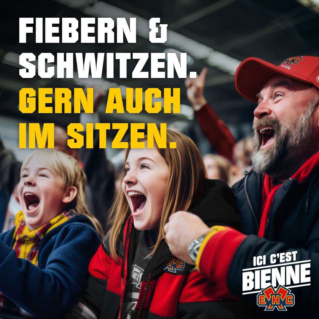 Les abonnements pour les places assises peuvent également être achetés en ligne sur ehcb.ch/tickets. Es sind total 120 Plätze freigeben und es handelt sich hiermit um die letzten Plätze, welche als Abonnemente für die Saison 2024/25 verkauft werden.

#ehcb #icicestbienne