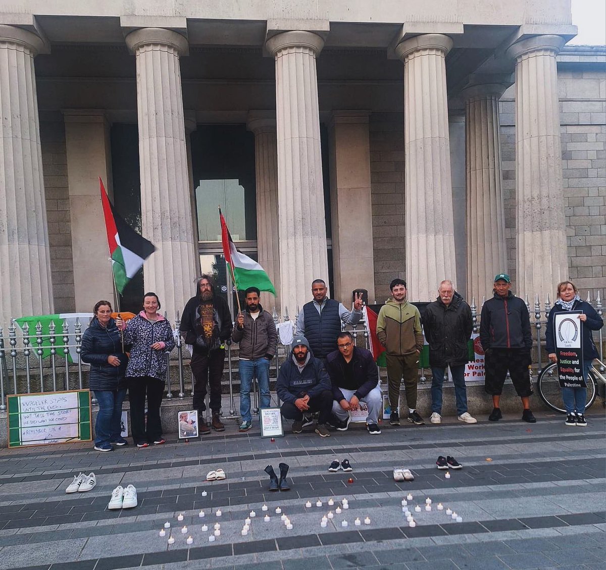 IPSCLouth's tweet photo. Thank you to everyone who came to our candlelit vigil last night. Free Palestine 🇵🇸🇵🇸 https://t.co/t7gACLRZ75