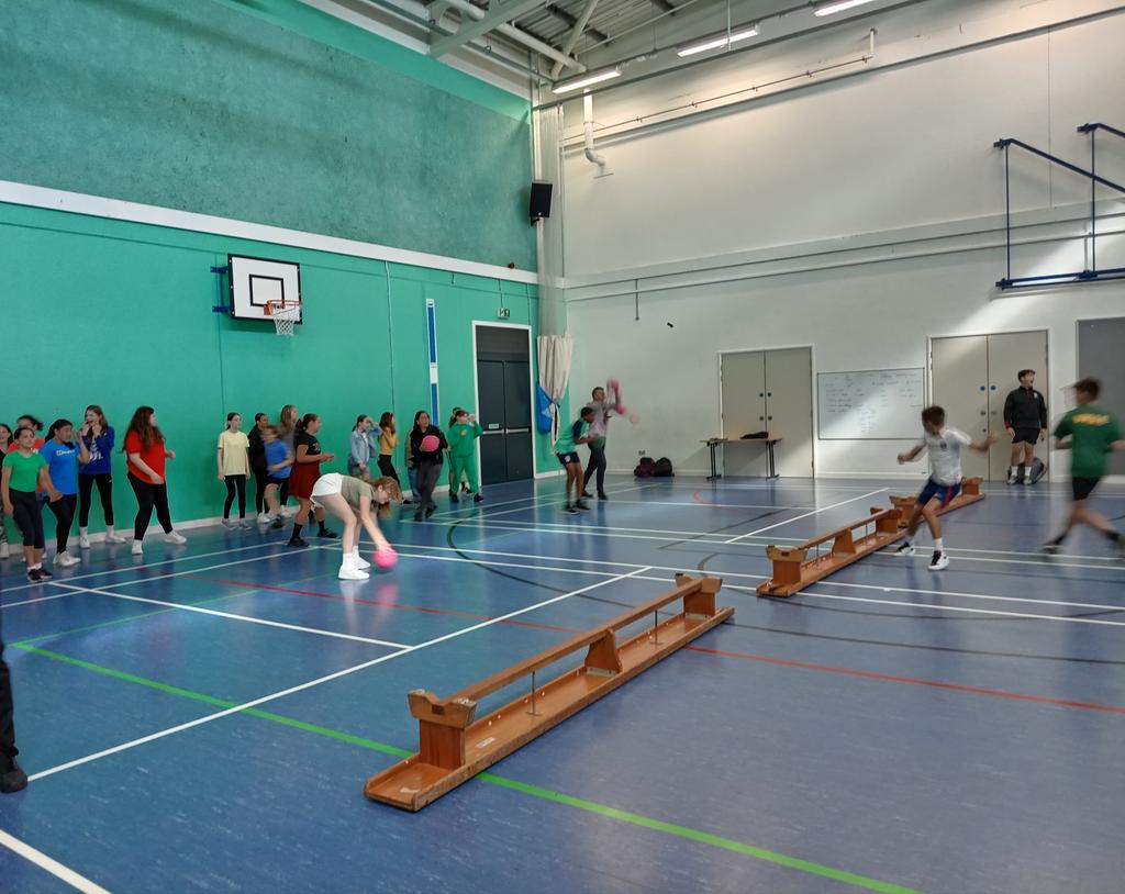 Our Dodgeball Tournament is well under way! Yesterday was a tough match between CWA and RHE with RHE coming out victorious!
Today the tournament continued with a riveting match between GDA and BE, with BE coming out the winners - da iawn to all who took part!