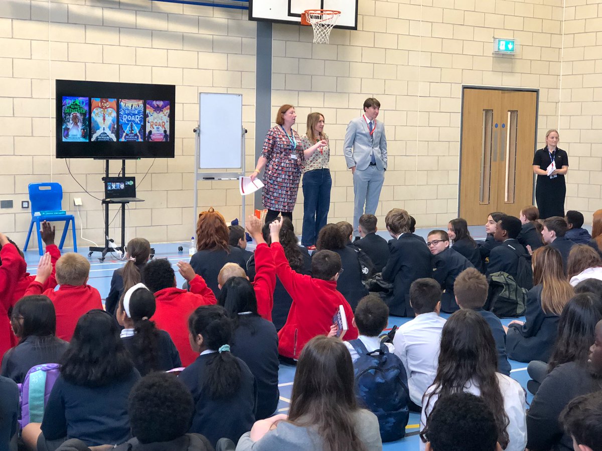 FinhamParkMAT's tweet photo. We have two visiting authors with us for @FinhamParkMAT Reading Festival 
@JennyMcLachlan1 &amp; @MeggittPhillips 

@LyngHallSchool @FinhamPark2 @FinhamPark @MeadowParkCov @FinhamPrimary @PearlHydeSchool @AndLillington @LimbrickWood @EarlsdonPrimary @uniofwarwick @KenilworthBook https://t.co/oRefzpigjJ