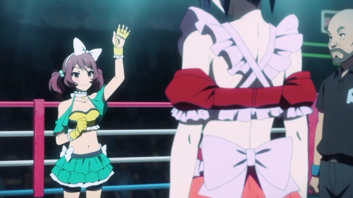 Animedefeats's tweet photo. That girl was too confident, so Ranko had to teach her some lessons.

From: Akiba Maid War Ep.3
#boxing #akibamaidwar #knockout https://t.co/V0wqPgL8Gq