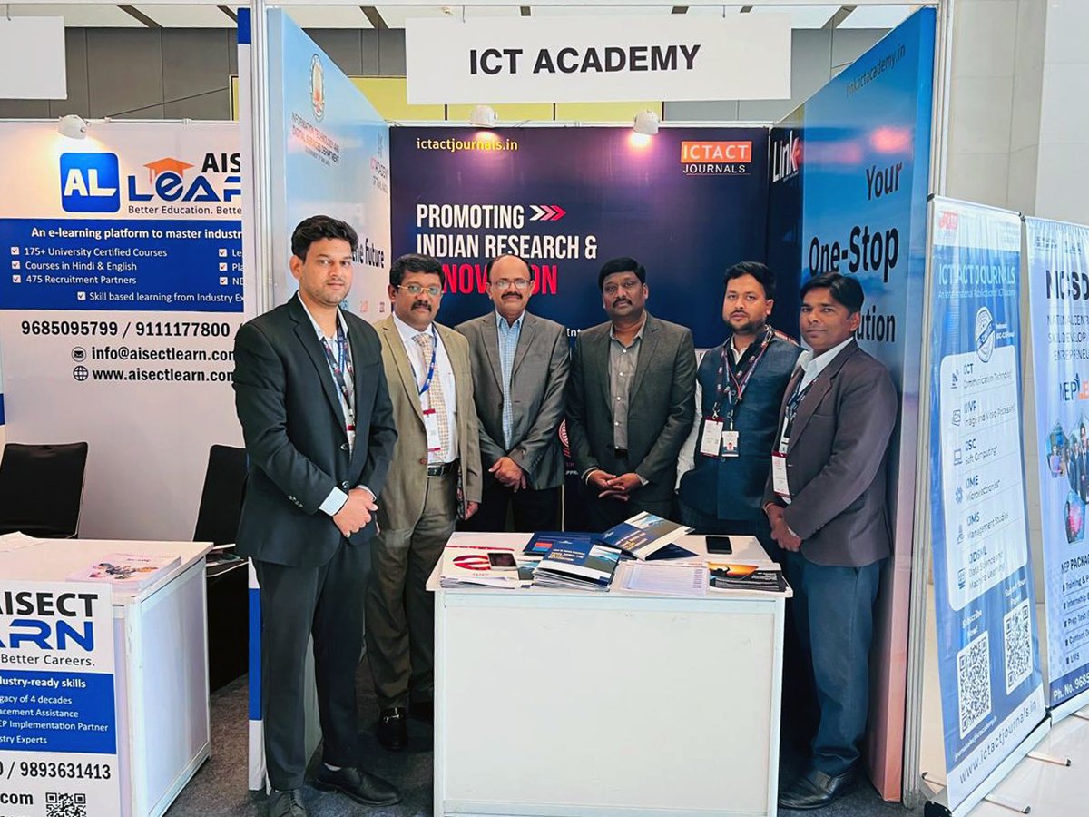 ictacademyindia's tweet image. ICT Academy is the Government Supporting Partner for the 29th edition of the Elets World Education Summit (WES) held at Vivanta by Taj, New Delhi, on 04-05 July 2024. During this event, ICT Academy showcased its services at the exhibition hall.
#ICTAcademy #EletsWES #WESDelhi2024