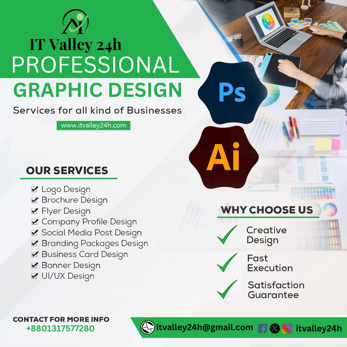 #itvalley24h #GraphicDesign #Graphic #DesignSales #designer #order Feel free to inbox! Thank you