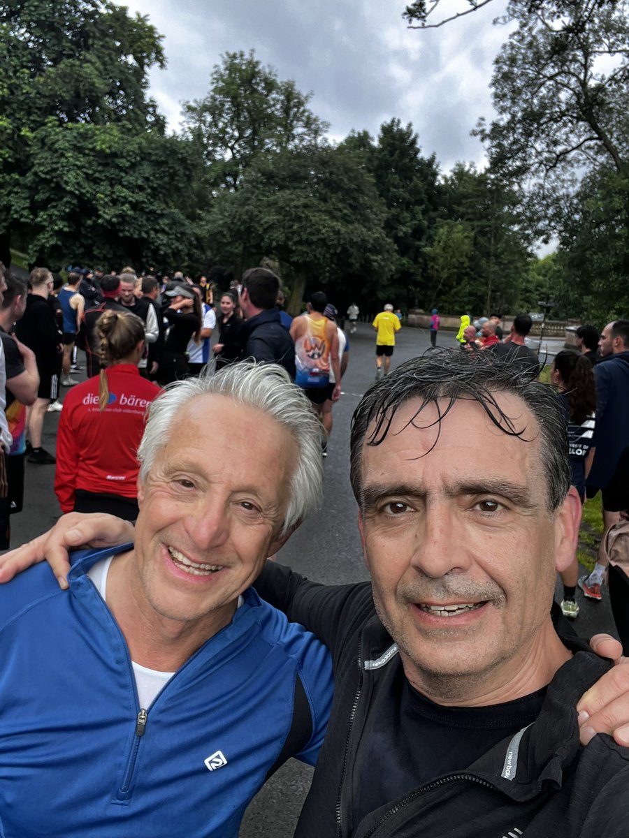 No, Bas and Oliver lapped us a couple of times during the <a href="/E_C_S_S/">ECSS</a>  Bengt Saltin run that they won, I just caught up with them on the way back to the hotel! 
Many thanks to the volunteers that organised the run! Great fun despite the inclement Scottish summer weather! #ECSS2024