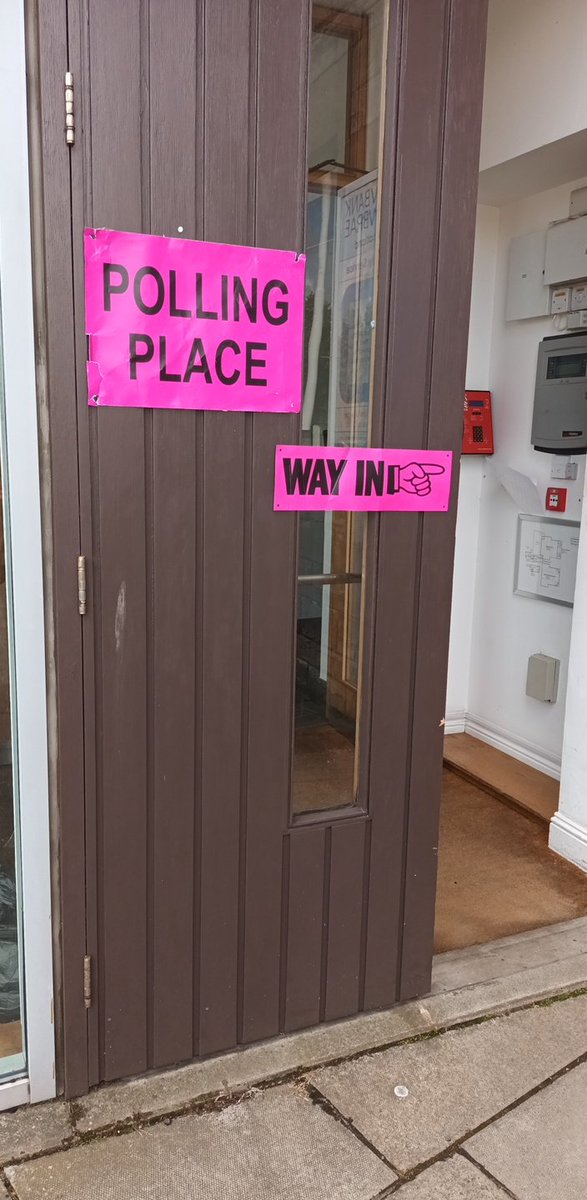 Vote! And don't forget your photographic ID.