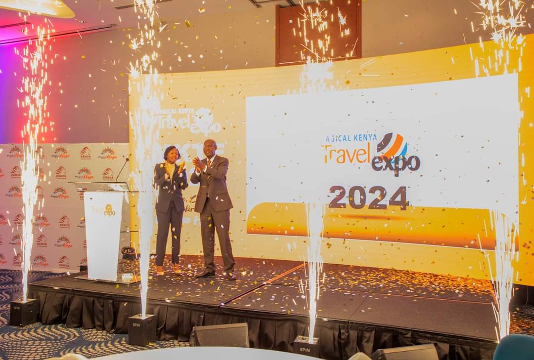ecotourismkenya's tweet image. 💫 Ag, CEO @ecotourismkenya Lynnet Kamonde and Executive Board Member Angela Njehia represented members at the Magical Kenya Travel Expo (MKTE) hosted by the Kenya Tourism Board Launch at Radisson Blu Hotel- Upperhill today.

#MKTE #MKTE2024 
+