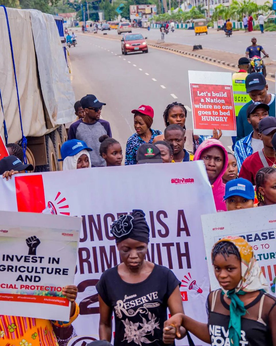 GP_Nigeria's tweet image. The Nigeria government committed to ending hunger by 2025, ensuring that all people have access to sufficient, safe, and nutritious food through the Malabo Declaration of 2014, yet the rate of inflation is at 40.66%. 
#HungerFree Campaign led by @activistalafia 
#Youths4GreenECO