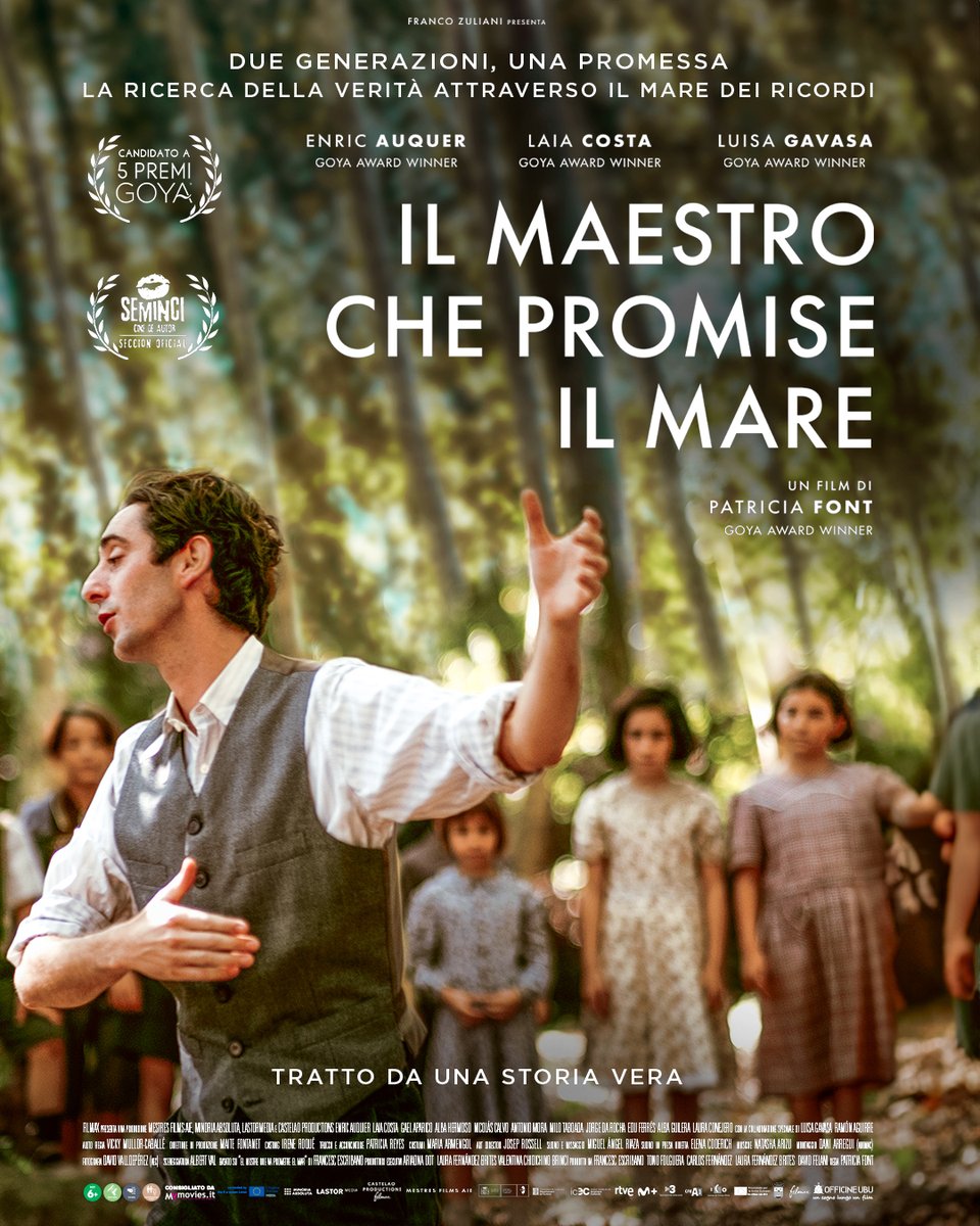 #IlMaestroChePromiseIlMare un film di Patricia Font.
Tratto dalla #storiavera del maestro Antoni Benaiges. Dal 19 settembre al #cinema.