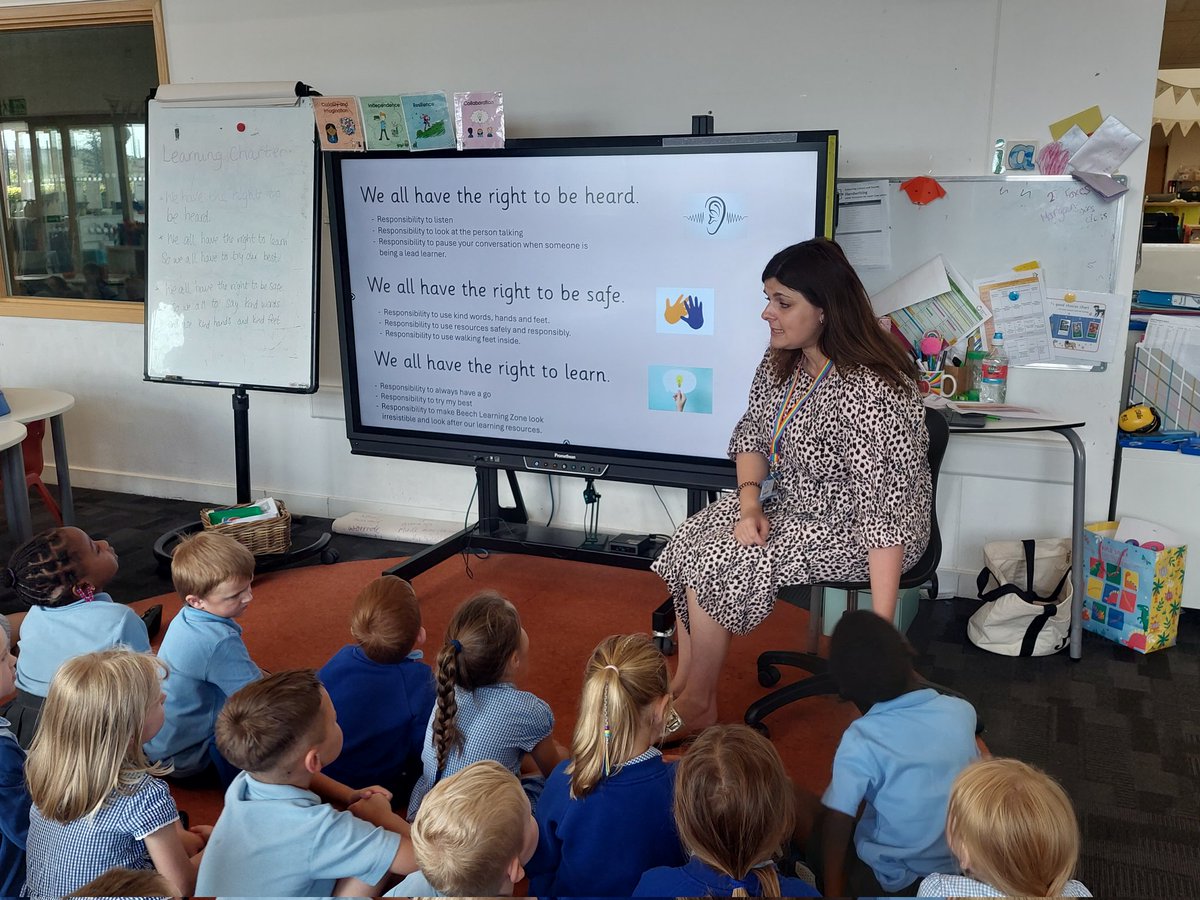 In Beech learning zone we are having a fantastic move up morning!