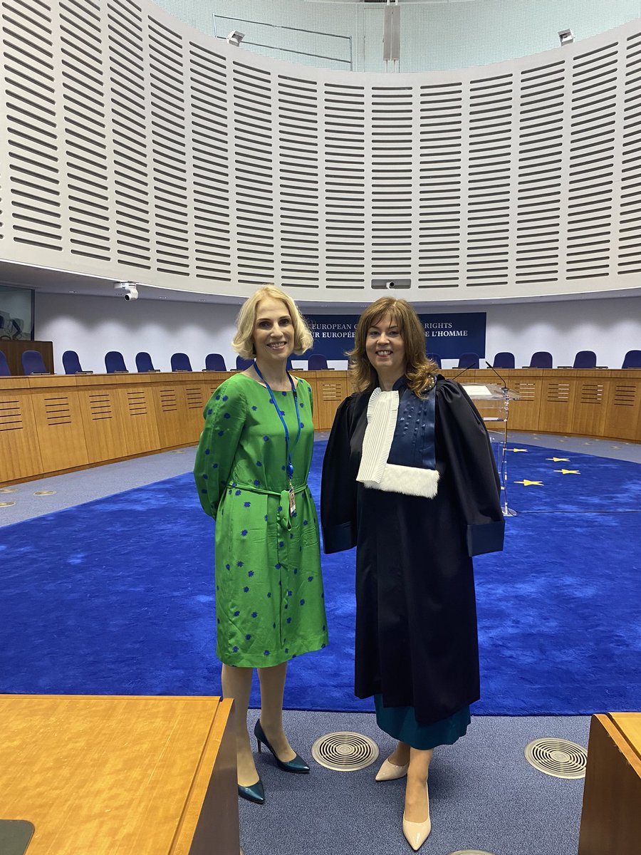 Ireland at the Council of Europe (@irishrepcoe) on Twitter photo Live from the swearing in ceremony at the European Court of Human Rights ⚖️
🇮🇪 Judge Úna Ní Raifeartaigh has just been sworn in by the President of the <a href="/ECHR_CEDH/">ECHR CEDH</a> 🇪🇺
Congratulations to Ms Ní Raifeartaigh as her 9-year term begins today.
#Comhghairdeas ☘️ Live from the swearing in ceremony at the European Court of Human Rights ⚖️
🇮🇪 Judge Úna Ní Raifeartaigh has just been sworn in by the President of the <a href="/ECHR_CEDH/">ECHR CEDH</a> 🇪🇺
Congratulations to Ms Ní Raifeartaigh as her 9-year term begins today.
#Comhghairdeas ☘️