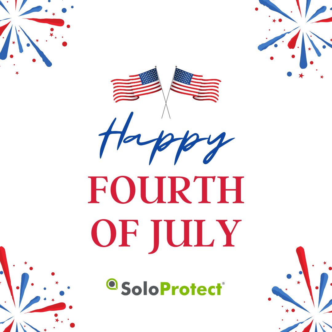 Happy 4th of July to all our clients, partners, employees, and the entire SoloProtect community. Stay safe and enjoy the celebration!

#IndependenceDay #SafetyFirst #SoloProtect #4thofJuly #LoneWorkerSafety