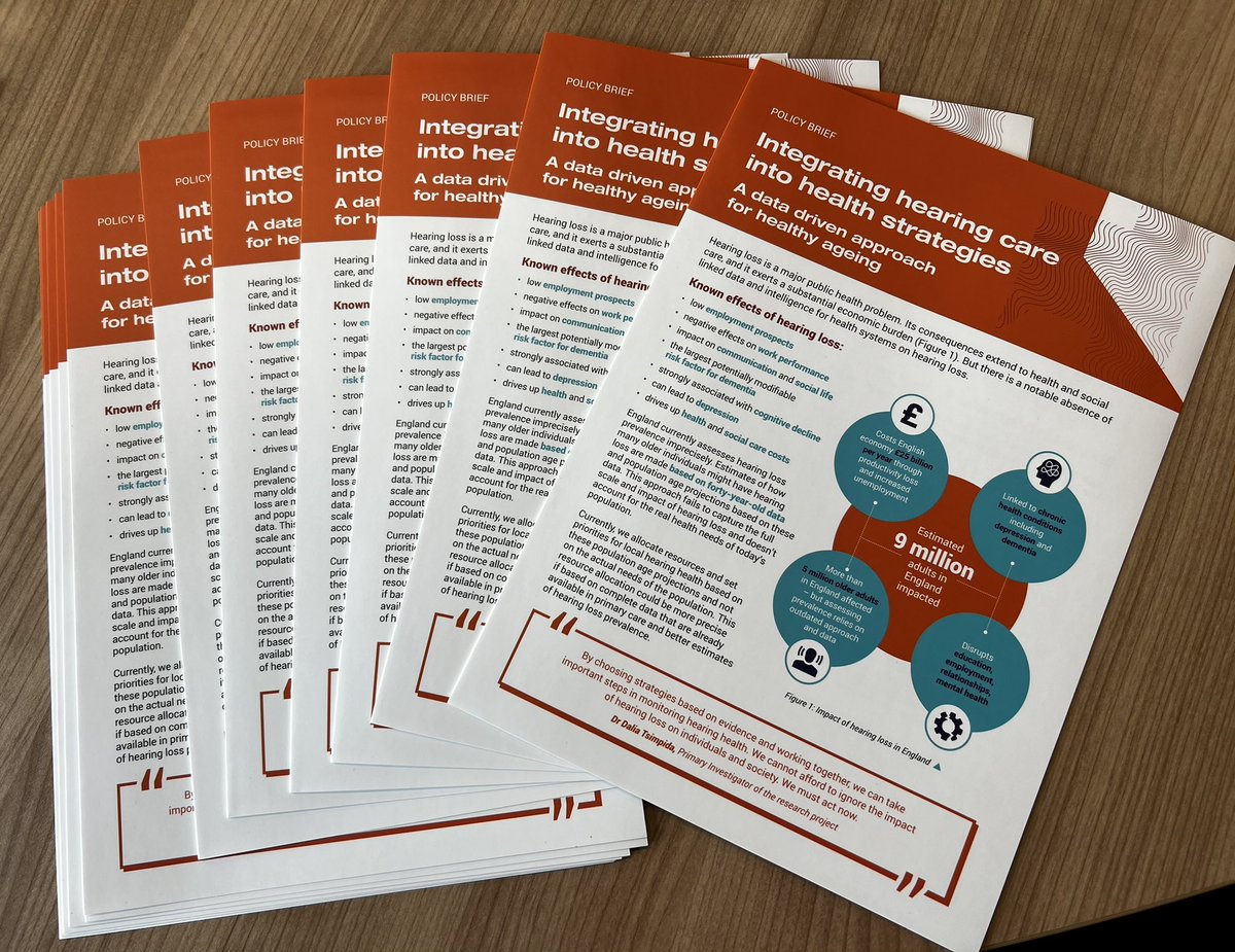 𝗗𝗿 𝗗𝗮𝗹𝗶𝗮 𝗧𝘀𝗶𝗺𝗽𝗶𝗱𝗮👂 (@drdaliatsimpida) on Twitter photo Looking forward to presenting a novel data-driven approach for #healthyageing through monitoring hearing health #inequalities
#BSG2024 <a href="/bsg2024/">BSG2024</a>
1.16 Frederick Douglass Centre <a href="/EqualAgeingNCL/">Centre for Ageing & Inequalities - Newcastle Uni</a> at 11am
buff.ly/3L6ny3b funded <a href="/ResEngland/">Research England</a> Looking forward to presenting a novel data-driven approach for #healthyageing through monitoring hearing health #inequalities
#BSG2024 <a href="/bsg2024/">BSG2024</a>
1.16 Frederick Douglass Centre <a href="/EqualAgeingNCL/">Centre for Ageing & Inequalities - Newcastle Uni</a> at 11am
buff.ly/3L6ny3b funded <a href="/ResEngland/">Research England</a>