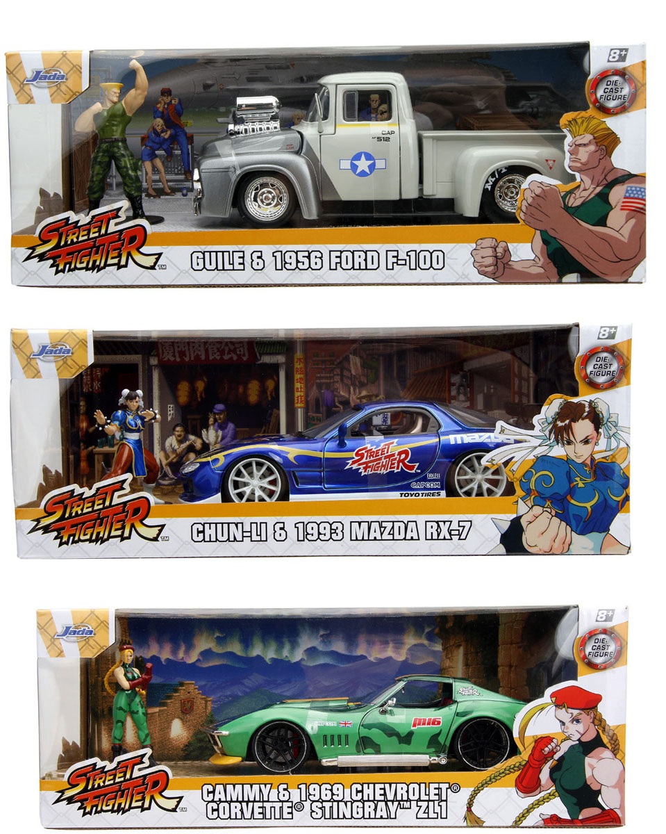 ストリートファイター 1/24フィギュア付き 1993 マツダ RX-7 +春麗