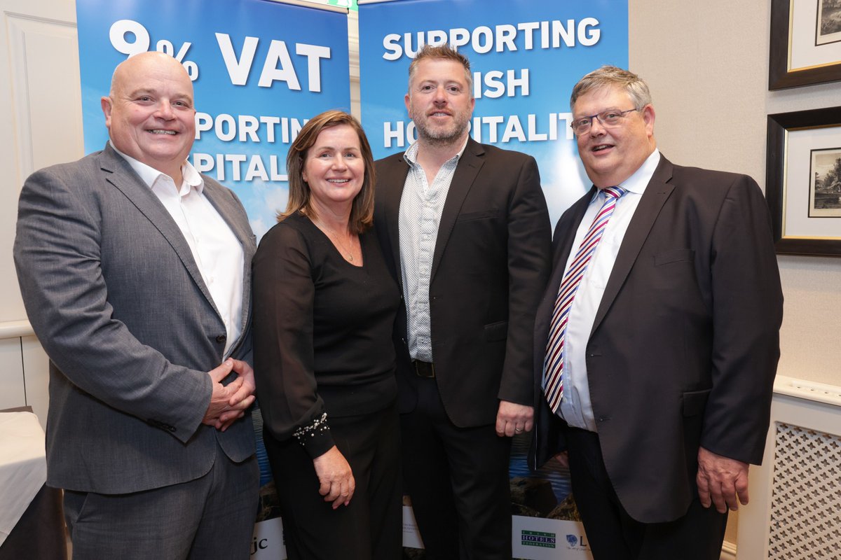 PresidentRAI's tweet photo. The cross-party political support expressed by Ministers, TDs &amp; Senators for the return of the 9% VAT rate at yesterday's event was really encouraging to see.

We now need to see those words matched with action &amp; a return of VAT9 in #Budget2025 before it's too late for many more. https://t.co/lP5mgZ24hk