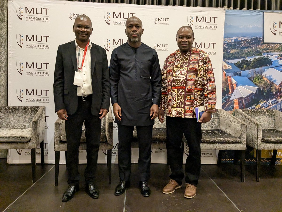 On the margins of the #EWFC2024,
<a href="/sanedi_org/">Sanedi</a> CEO, <a href="/MatheDr/">Dr Zwanani Titus Mathe</a> and I talked about possible collaboration on climate and energy research across Africa.
#sharingideas
#FAMU
#MUT
#WhatWeWantIsPossible
