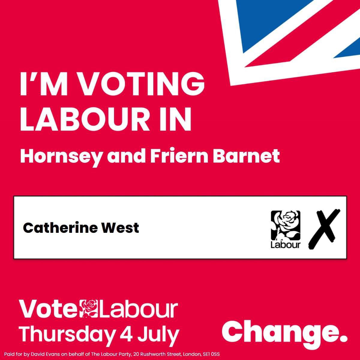 Have you voted yet? #VoteLabour #Change 🌹