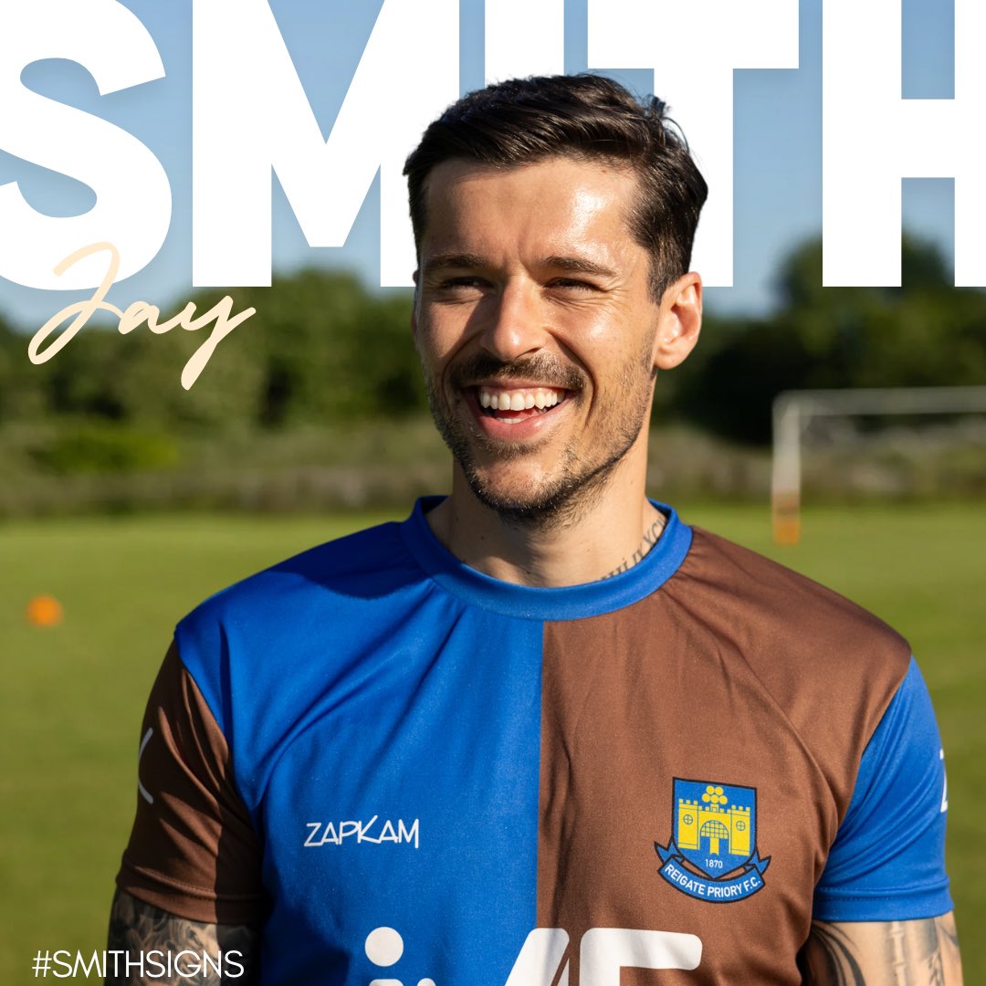ReigatePrioryFC's tweet photo. Welcome to Priory, Jay โ๏ธ๐
#SMITHSIGNS https://t.co/T0CPF5rkxt