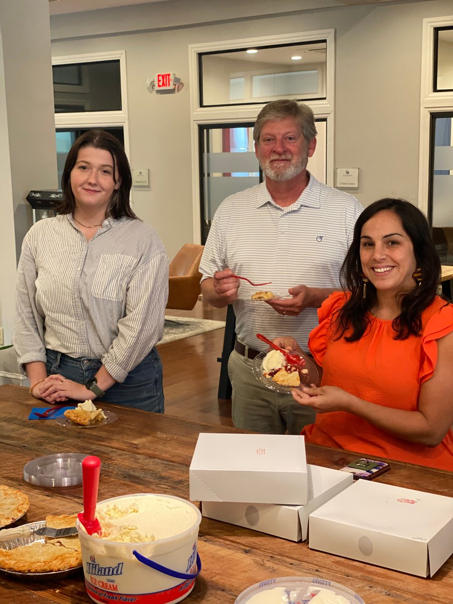 GovStrive's tweet photo. The GovStrive team celebrated early with pie and ice cream for Independence Day. Whatever your plans may be, may you take time to celebrate the blessing, acknowledge the sacrifice, and embrace the opportunity of freedom.

From all of us at GovStrive, Happy Fourth! https://t.co/hBQnSbFdsH