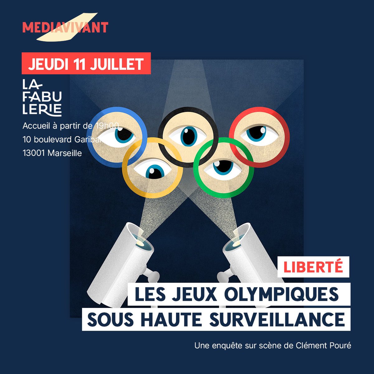 [S-1] • Haute surveillance : les Jeux olympiques sonnent déjà comme un coup d’accélérateur à ces politiques sécuritaires. 

🔴 Nouvelle enquête sur scène <a href="/Media_vivant/">Mediavivant</a>, réservez votre place : eventbrite.fr/e/nouvelle-enq…