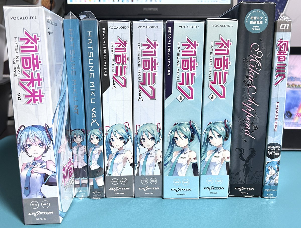リパッケージ版の初音ミクV4Xが欲しすぎて勢いで買ってしまった