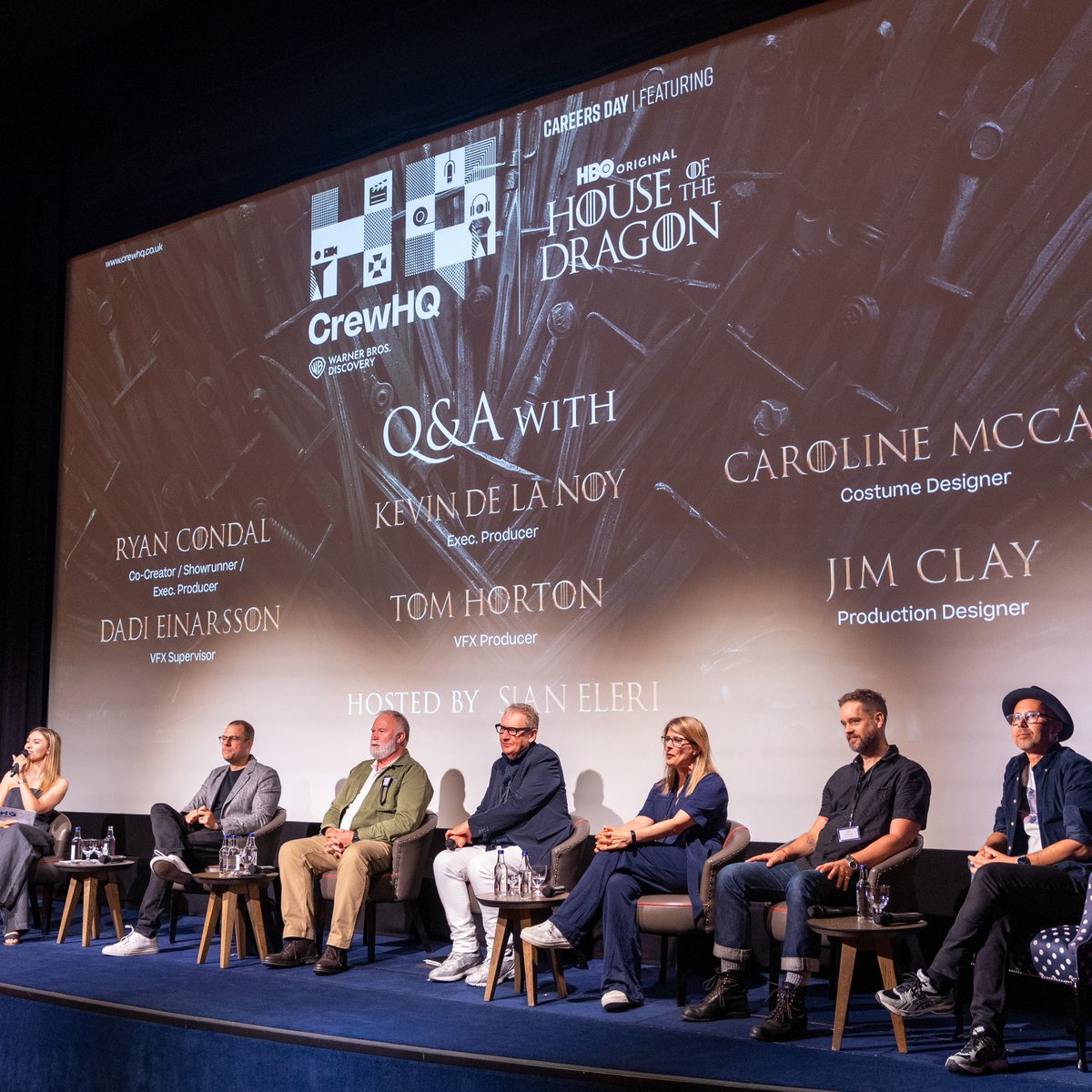 WBCrewHQUK's tweet photo. From Westeros to Central London π
On Monday, with the help of presenter @sianelerievans, we hosted an incredibly special House of the Dragon Careers Day for aspiring and existing below-the-line crew!
#WeAreCrewHQ #ConnectLearnProgress #FilmSchool #HouseOfTheDragon https://t.co/0ASSNKTEKK