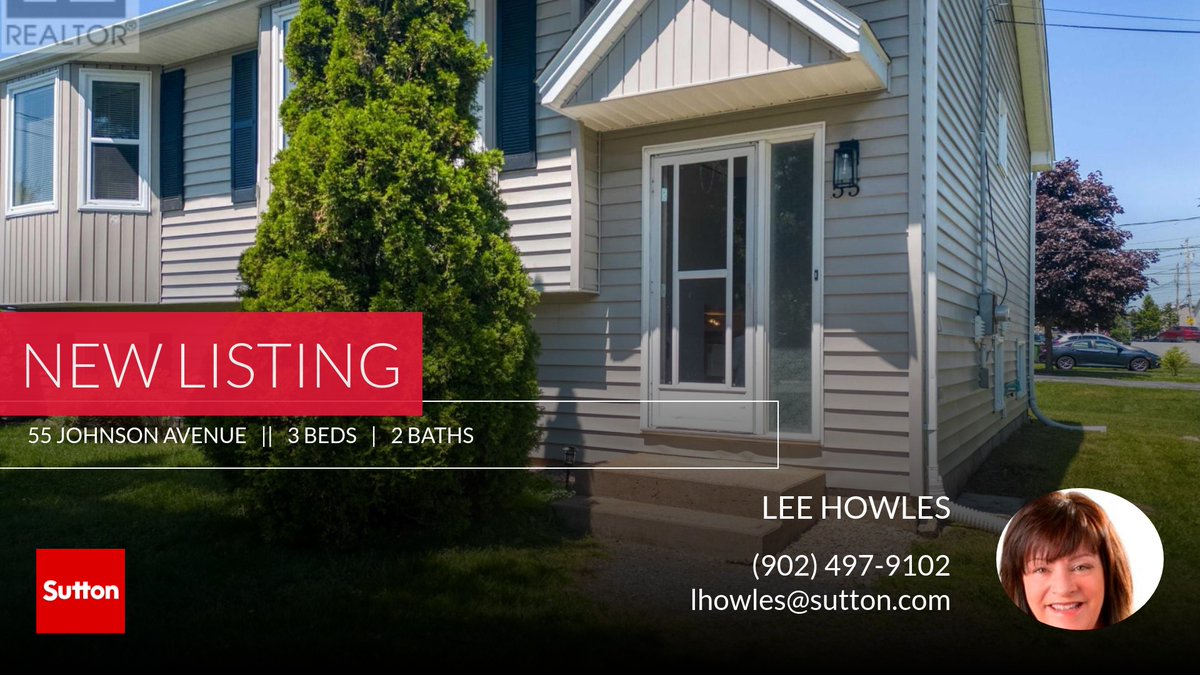 📍 New Listing 📍 Take a look at this fantastic new property that just hit the market located at 55 Johnson Avenue in Timberlea. Reach out here or at (902) 497-9102 for more information

Lee Howles, Realtor
lhowles@sutton.com
902 4... leehowles.sutton.com/showcase/55-jo…