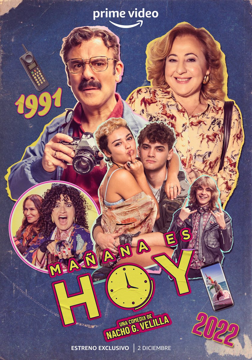 🏖️☀️ Verano de 1991. La familia Gaspar comienza sus vacaciones pero, tras discutir con su padre, Lucía se fuga con su novio. Una tormenta eléctrica pilla a la familia a bordo de un pedalo y los envía a 2022. ⏱️🏝️#MañanaEsHoy, esta noche, a las 22:50, estreno en #La1 de <a href="/rtve/">RTVE</a>.