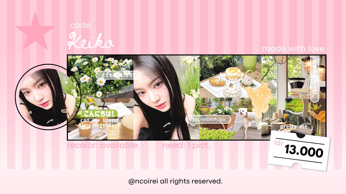 help repost please, makaci.📮

#ospek_time! ⏰
aloo! kenalan yuk sama katalog layout baru Alaia: Hoshi, Tsuki, Ayaka &amp; Keiko. >___🤍 boleh bantu di ospek-in sekiranya udah aman belum yaa? jika ada kesamaan, feel free to reach me okaay. 💬 

★ : checkie ALT! 

#zonauang #zonaba