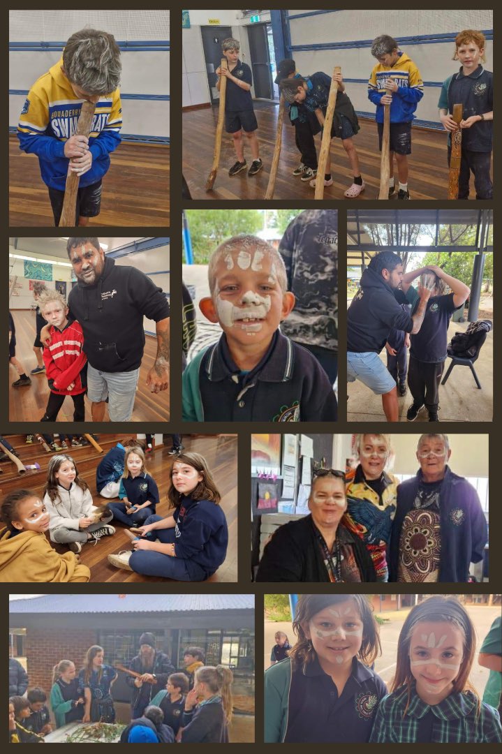 Mark Diamond (@diamondm64) on Twitter photo Nowra East PS - CC & RS
St 2/3 students enjoyed participating in workshops with Gadhungal Marring today. Students learnt about bush tucker medicine, tools, weapons and artefacts. They enjoyed using ochre and playing didgeridoo (boys) and clapping sticks.
<a href="/Jude182/">Jude Hayman</a> <a href="/KathyPowzun/">Kathy POWZUN</a> Nowra East PS - CC & RS
St 2/3 students enjoyed participating in workshops with Gadhungal Marring today. Students learnt about bush tucker medicine, tools, weapons and artefacts. They enjoyed using ochre and playing didgeridoo (boys) and clapping sticks.
<a href="/Jude182/">Jude Hayman</a> <a href="/KathyPowzun/">Kathy POWZUN</a>