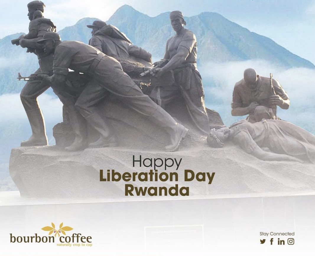 Today we celebrate the effort of the sons and daughters who freed us from terror. Happy Liberation day Rwanda 

#bourboncoffee #kwibohora30