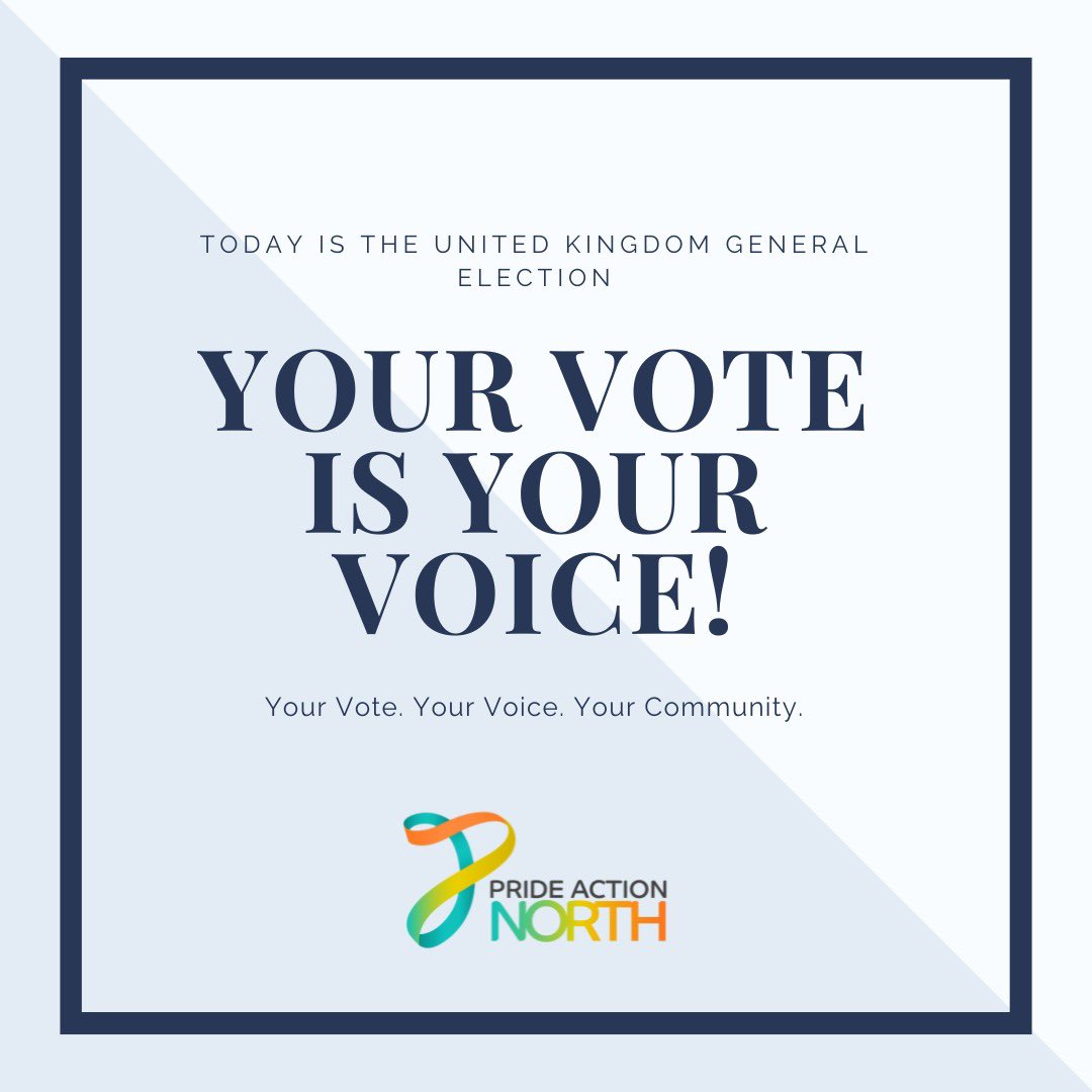 Today is the 2024 United Kingdom General Election. 
-
Your Vote. Your Voice. Your Community.
-
Make sure you have the right form of  id when you head to the polling station. Need help? Find out more at electoralcommission.org.uk/voting-and-ele…

#GeneralElection2024 #GennyLec #UnitedKingdom
