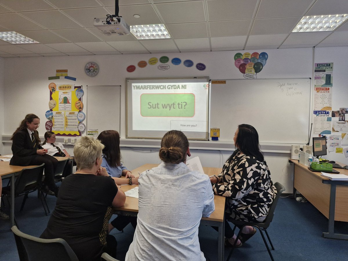 Criw Cymraeg assisting with Staff Training yesterday.
 Welsh within the classroom.

<a href="/CriwCymraegMCS/">Criw Cymraeg Ysgol Maesteg</a> 
<a href="/MaestegCymraeg/">Cymraeg Maesteg</a>