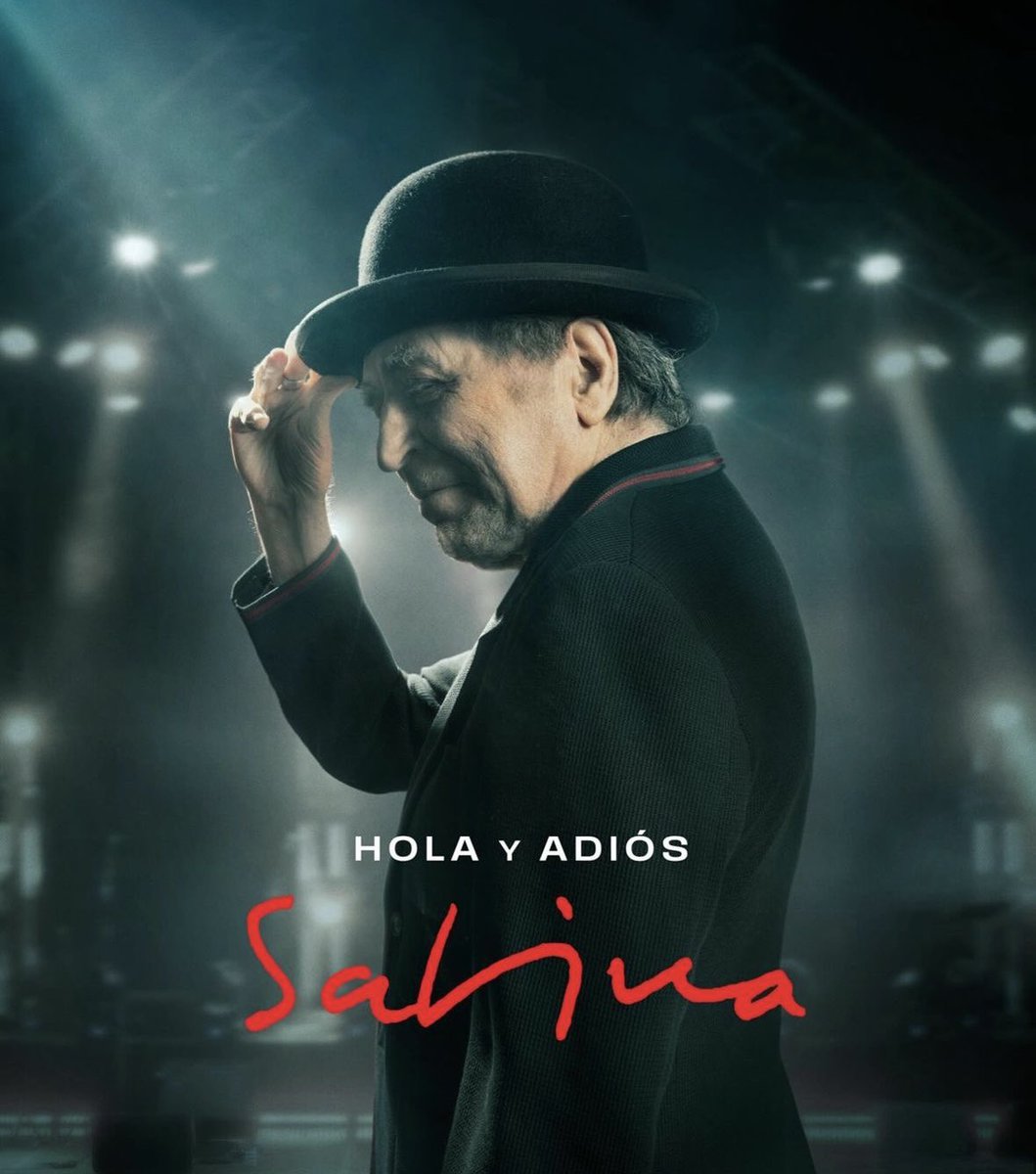 Ya es oficial 🚨📰 Última gira de Joaquín Sabina en 2025: HOLA Y ADIÓS